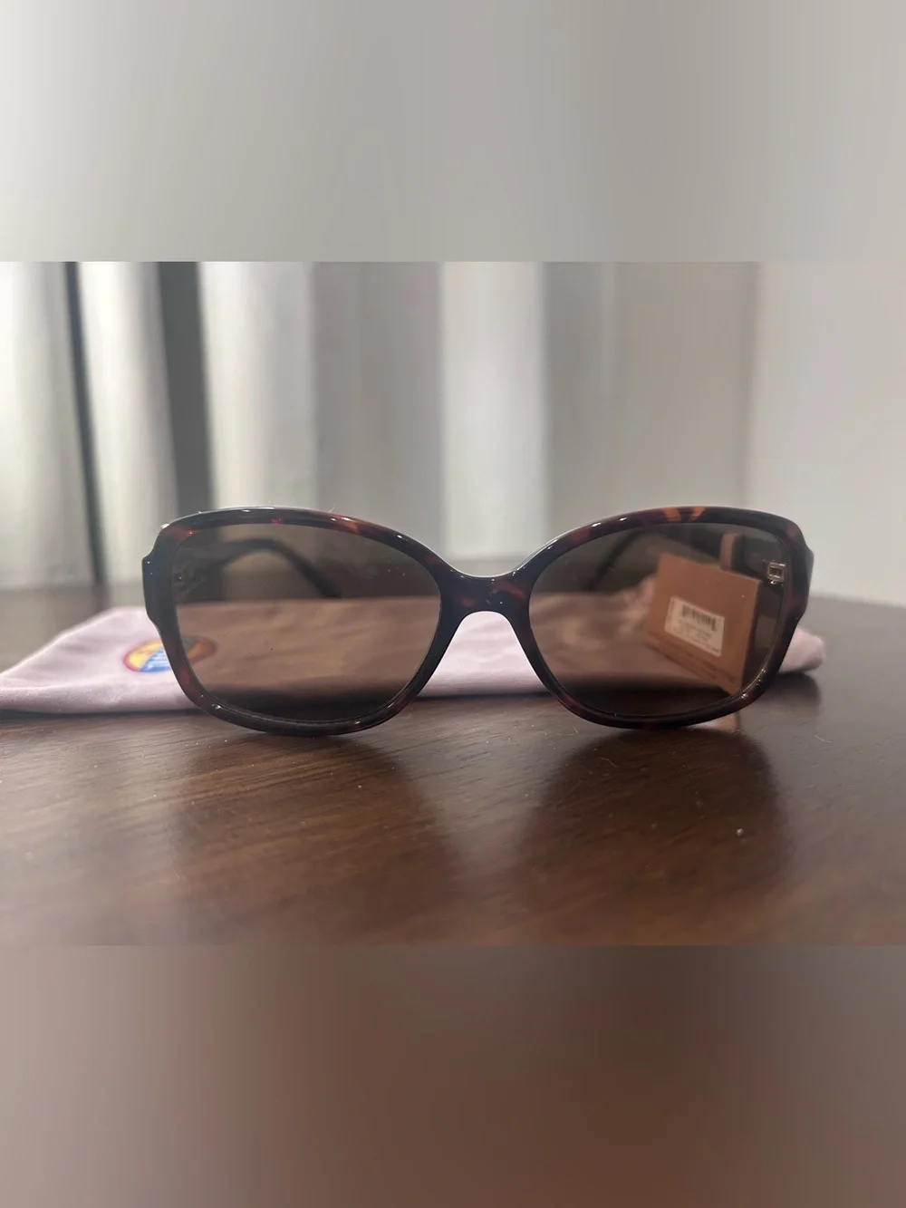 Vintage Fossil Women's PeytonTortoise Sunglasses - Brown Gradient Lenses NEW